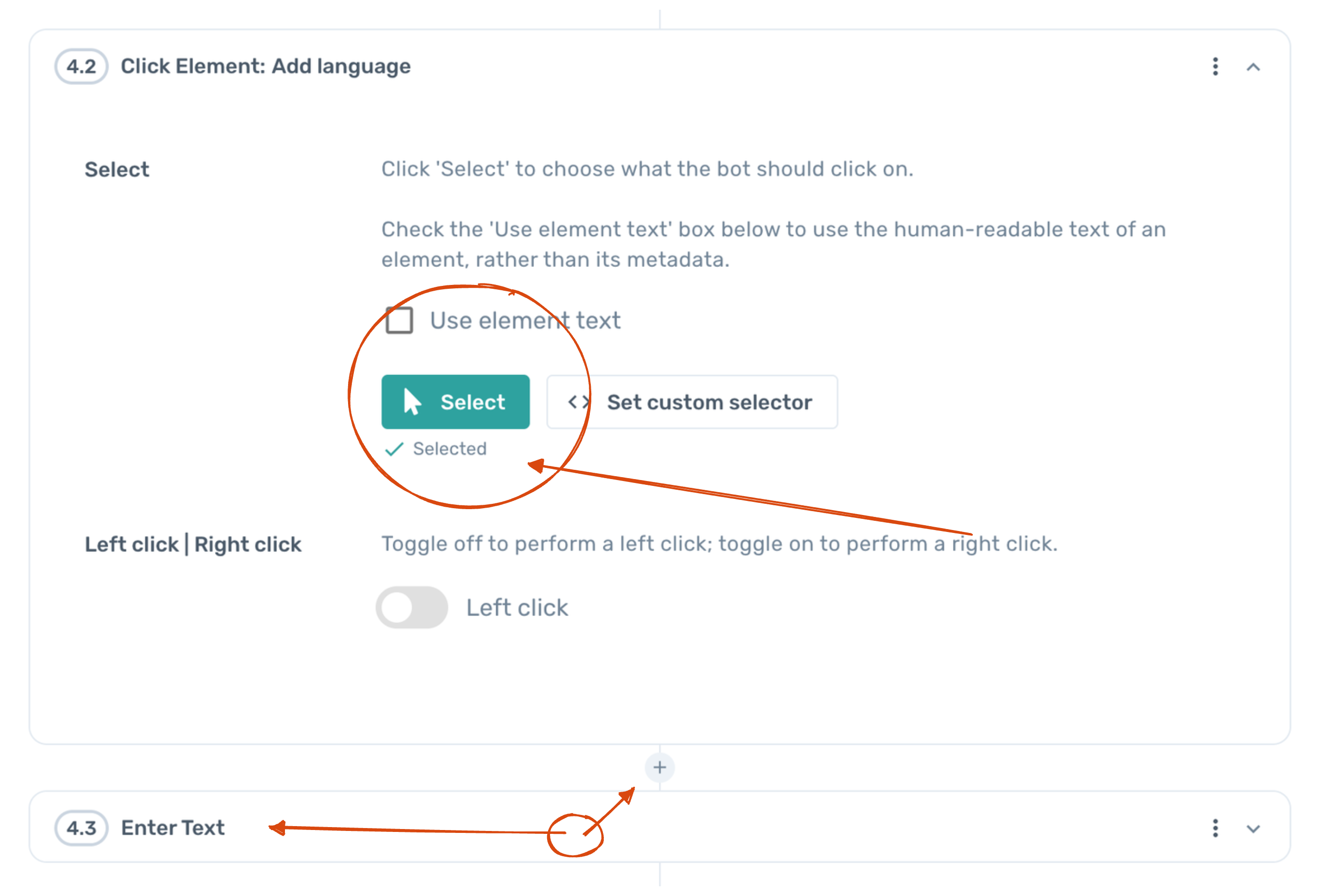Add click step and select add lanuage in youtube